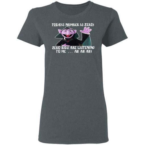 Count von Count – Today’s Number is Zero Zero Kids Are Listening To Me T-Shirts, Hoodies, Long Sleeve 11
