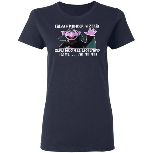 Count von Count – Today’s Number is Zero Zero Kids Are Listening To Me T-Shirts, Hoodies, Long Sleeve 13
