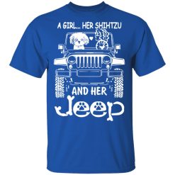 A Girl Her Shih Tzu And Her Jeep T-Shirts, Hoodies, Long Sleeve 31