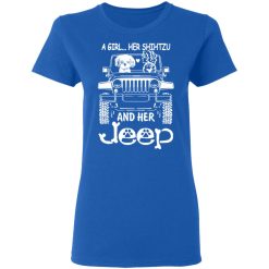 A Girl Her Shih Tzu And Her Jeep T-Shirts, Hoodies, Long Sleeve 39