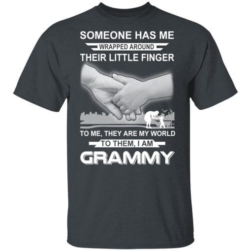 Someone Has Me Wrapped Around Their Little Finger I Am Grammy T-Shirts, Hoodies, Long Sleeve 3