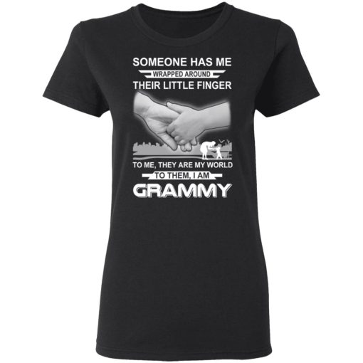 Someone Has Me Wrapped Around Their Little Finger I Am Grammy T-Shirts, Hoodies, Long Sleeve 9