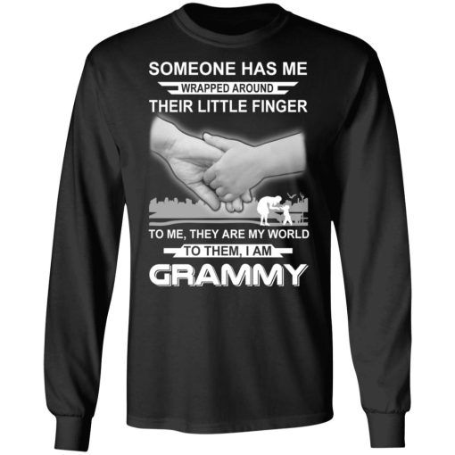 Someone Has Me Wrapped Around Their Little Finger I Am Grammy T-Shirts, Hoodies, Long Sleeve 17