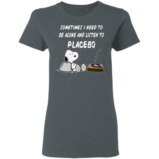Snoopy Sometimes I Need To Be Alone And Listen To Placebo T-Shirts, Hoodies, Long Sleeve 11