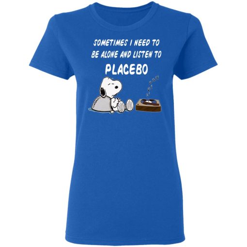 Snoopy Sometimes I Need To Be Alone And Listen To Placebo T-Shirts, Hoodies, Long Sleeve 16