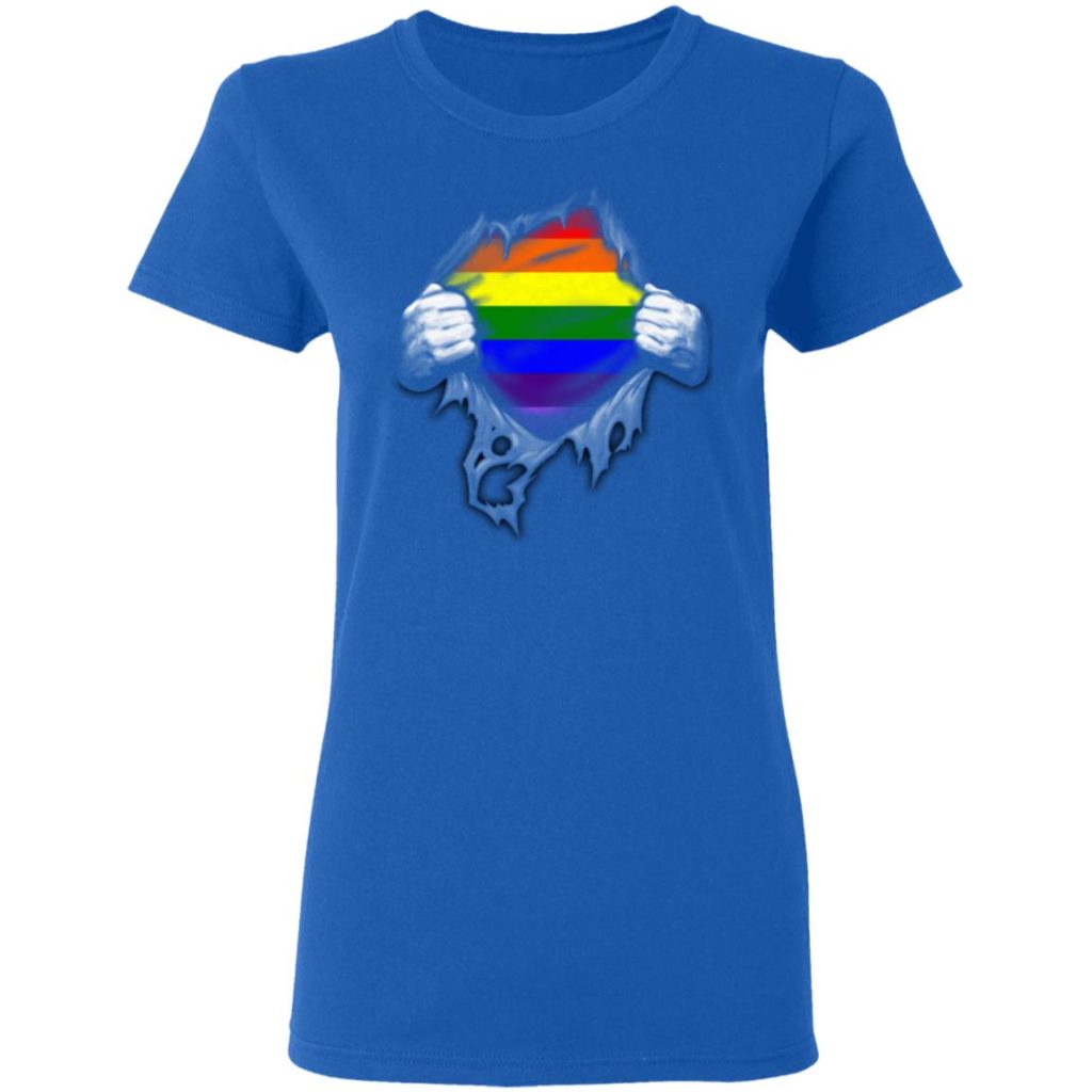Rainbow Lesbian Gay Pride LGBT Super Strong T-Shirts, Hoodies, Long Sleeve