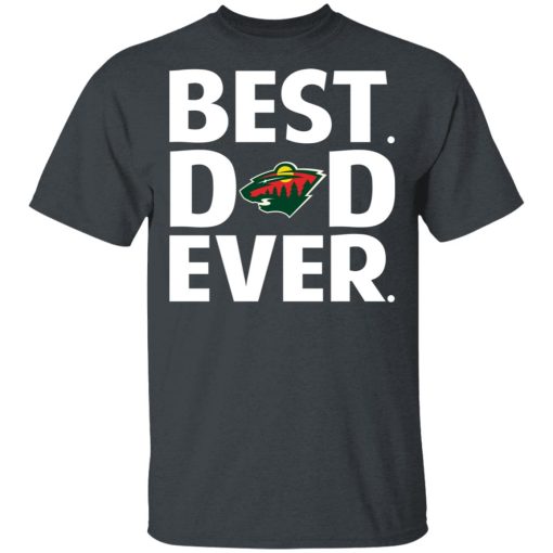 Minnesota Wild Best Dad Ever T-Shirts, Hoodies, Long Sleeve 3