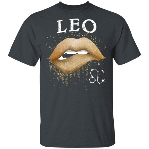 Leo Zodiac July August Birthday Gift Golden Lipstick T-Shirts, Hoodies, Long Sleeve 4