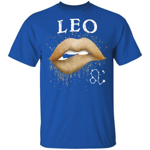 Leo Zodiac July August Birthday Gift Golden Lipstick T-Shirts, Hoodies, Long Sleeve 7