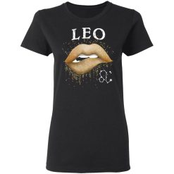 Leo Zodiac July August Birthday Gift Golden Lipstick T-Shirts, Hoodies, Long Sleeve 34