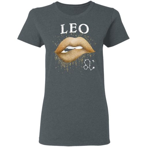 Leo Zodiac July August Birthday Gift Golden Lipstick T-Shirts, Hoodies, Long Sleeve 11