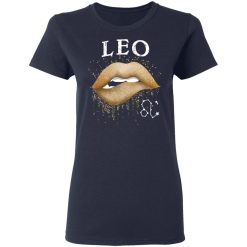 Leo Zodiac July August Birthday Gift Golden Lipstick T-Shirts, Hoodies, Long Sleeve 38