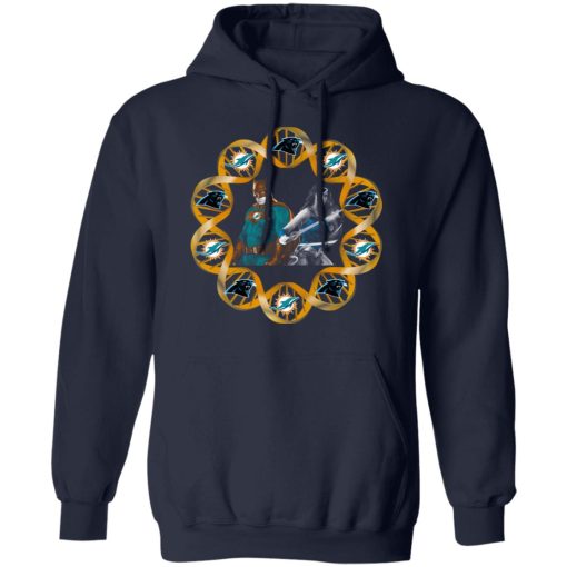 Miami Dolphins And Carolina Panthers In My DNA Batman Superwoman T-Shirts, Hoodies, Long Sleeve 21