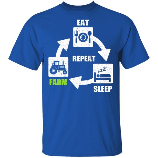 Eat Sleep Farm Repeat Farming T-Shirts, Hoodies, Long Sleeve 7
