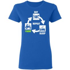 Eat Sleep Farm Repeat Farming T-Shirts, Hoodies, Long Sleeve 39