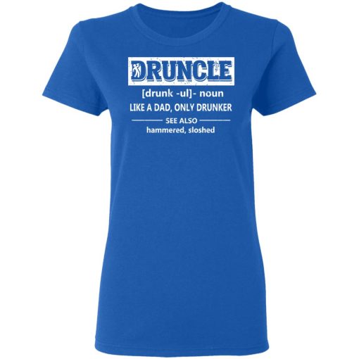 Funny Druncle Noun Definition Drunk Drunker Uncle T-Shirts, Hoodies, Long Sleeve 16