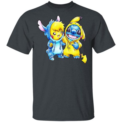 Cute Stitch Pokemon T-Shirts, Hoodies, Long Sleeve 3