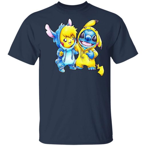Cute Stitch Pokemon T-Shirts, Hoodies, Long Sleeve 5