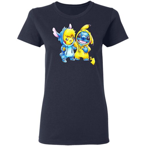 Cute Stitch Pokemon T-Shirts, Hoodies, Long Sleeve 13