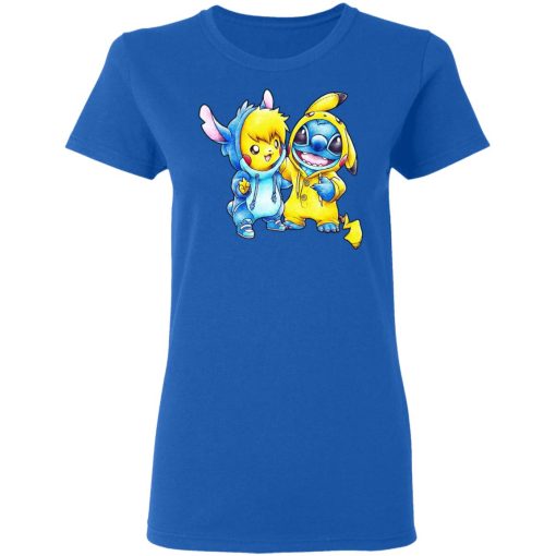 Cute Stitch Pokemon T-Shirts, Hoodies, Long Sleeve 15