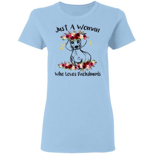 Just A Woman Who Loves Dachshunds T-Shirts, Hoodies, Long Sleeve 8