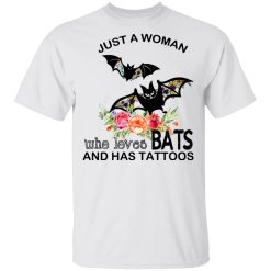 Just A Woman Who Loves Bats And Has Tattoos T-Shirts, Hoodies, Long Sleeve 25
