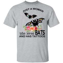 Just A Woman Who Loves Bats And Has Tattoos T-Shirts, Hoodies, Long Sleeve 27
