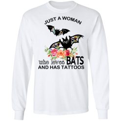 Just A Woman Who Loves Bats And Has Tattoos T-Shirts, Hoodies, Long Sleeve 37