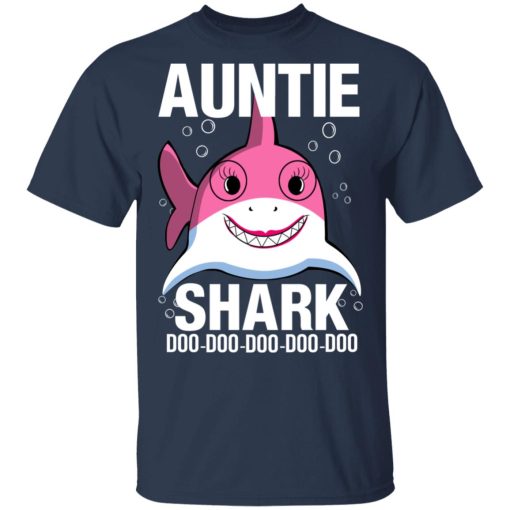 Auntie Shark Doo Doo Doo Doo Doo T-Shirts, Hoodies, Long Sleeve 6