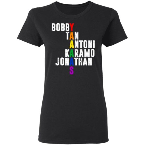 Queer Eye Yaaas Fab 5 Names LGBT T-Shirts, Hoodies, Long Sleeve 9