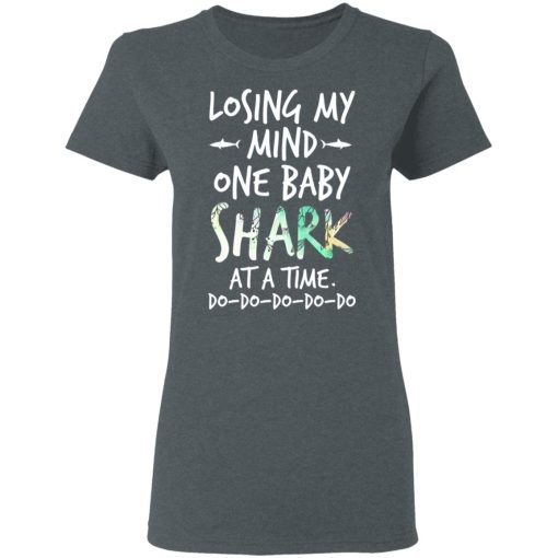 Losing My Mind One Baby Shark At A Time Do Do Do Do Do T-Shirts, Hoodies, Long Sleeve 11