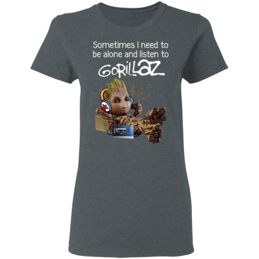 Groot Sometimes I Need To Be Alone And Listen To Gorillaz T-Shirts, Hoodies, Long Sleeve 11