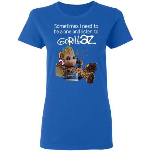 Groot Sometimes I Need To Be Alone And Listen To Gorillaz T-Shirts, Hoodies, Long Sleeve 15