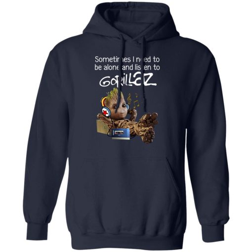 Groot Sometimes I Need To Be Alone And Listen To Gorillaz T-Shirts, Hoodies, Long Sleeve 21