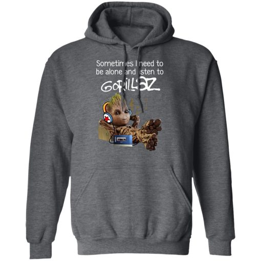 Groot Sometimes I Need To Be Alone And Listen To Gorillaz T-Shirts, Hoodies, Long Sleeve 23