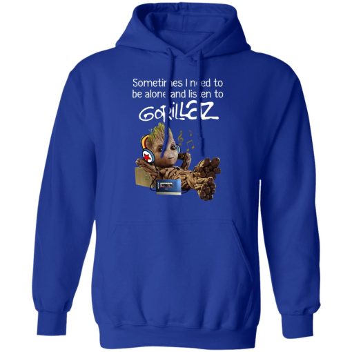 Groot Sometimes I Need To Be Alone And Listen To Gorillaz T-Shirts, Hoodies, Long Sleeve 25