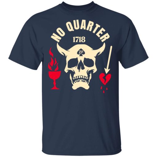 Black Beard No Quarter 1718 T-Shirts, Hoodies, Long Sleeve 3