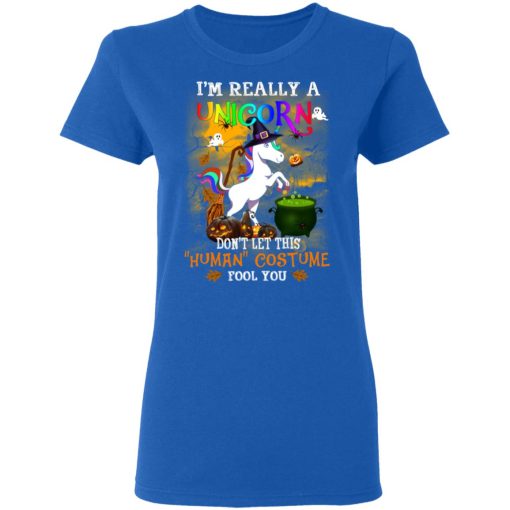 Unicorn I’m Really A Unicorn Don’t Let This Human Costume Fool You T-Shirts, Hoodies, Long Sleeve 15