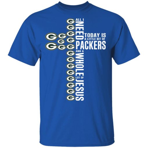 Jesus All I Need Is A Little Bit Of Green Bay Packers And A Whole Lot Of Jesus T-Shirts, Hoodies, Long Sleeve 7