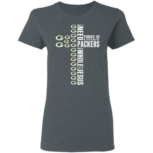 Jesus All I Need Is A Little Bit Of Green Bay Packers And A Whole Lot Of Jesus T-Shirts, Hoodies, Long Sleeve 12