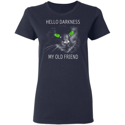 Cat Lovers Hello Darkness My Old Friend T-Shirts, Hoodies, Long Sleeve 13