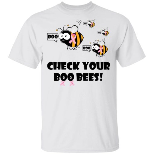 Breast Cancer Awareness Check Your Boo Bees T-Shirts, Hoodies, Long Sleeve 4
