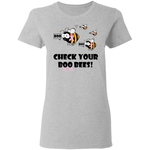 Breast Cancer Awareness Check Your Boo Bees T-Shirts, Hoodies, Long Sleeve 12