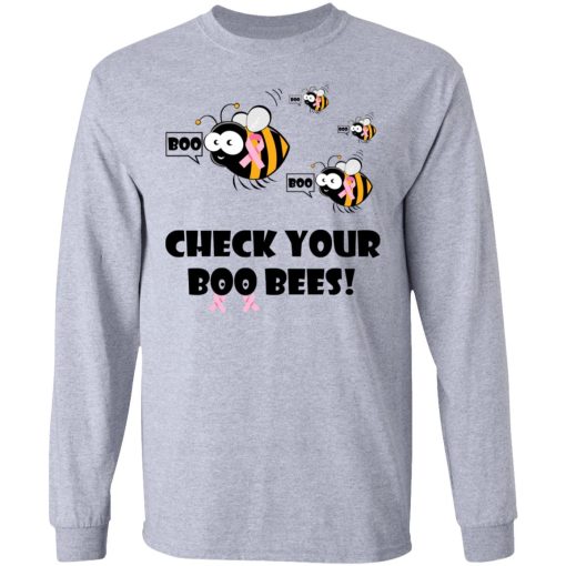 Breast Cancer Awareness Check Your Boo Bees T-Shirts, Hoodies, Long Sleeve 13