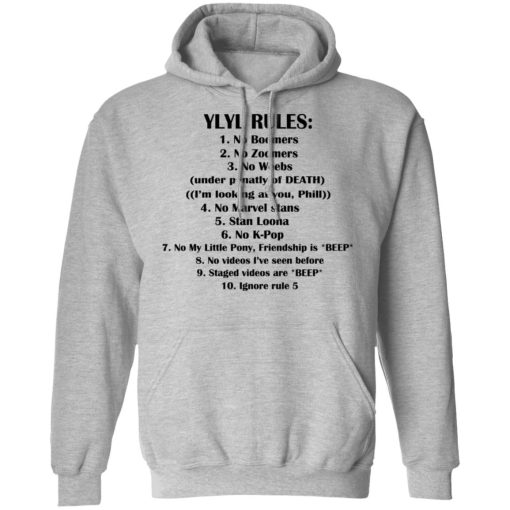Ylyl Rules No Boomers No Zoomers No Weebs Ignore Rule 5 T-Shirts, Hoodies, Long Sleeve 19