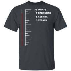Flugame 38 Points 7 Rebounds 5 Assists 3 Steals T-Shirts, Hoodies, Long Sleeve 27
