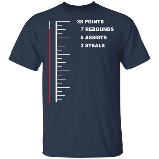 Flugame 38 Points 7 Rebounds 5 Assists 3 Steals T-Shirts, Hoodies, Long Sleeve 5