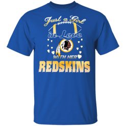 Washington Redskins Just A Girl In Love With Her Redskins T-Shirts, Hoodies, Long Sleeve 32