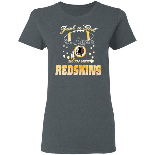 Washington Redskins Just A Girl In Love With Her Redskins T-Shirts, Hoodies, Long Sleeve 11