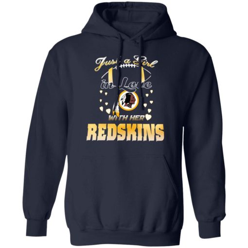 Washington Redskins Just A Girl In Love With Her Redskins T-Shirts, Hoodies, Long Sleeve 22